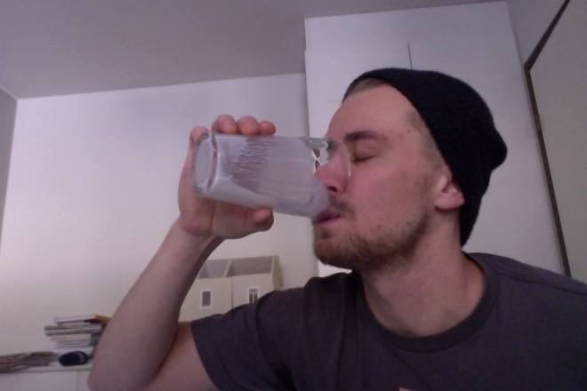 The last of the band's milk rations.