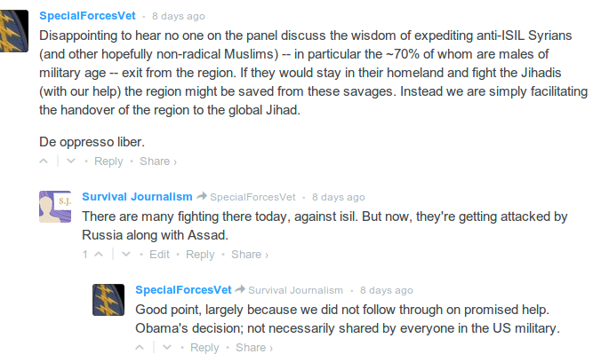SurvJourno-SpecialForcesVet-DRShow-Disqus