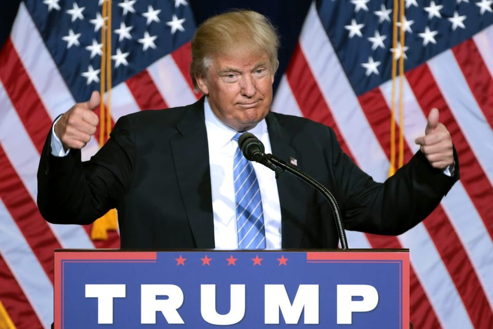 Mucho macho Donald Trump